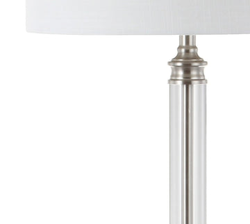 Ralph 60" Metal/Glass Floor Lamp - JONATHAN Y